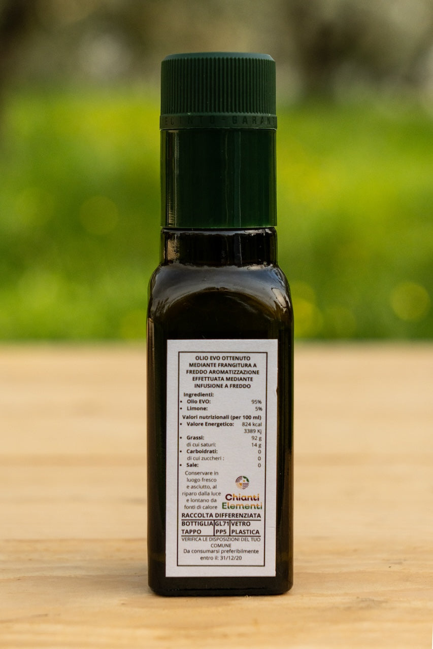 Olio Extra Vergine di Oliva Aromatizzato al Limone