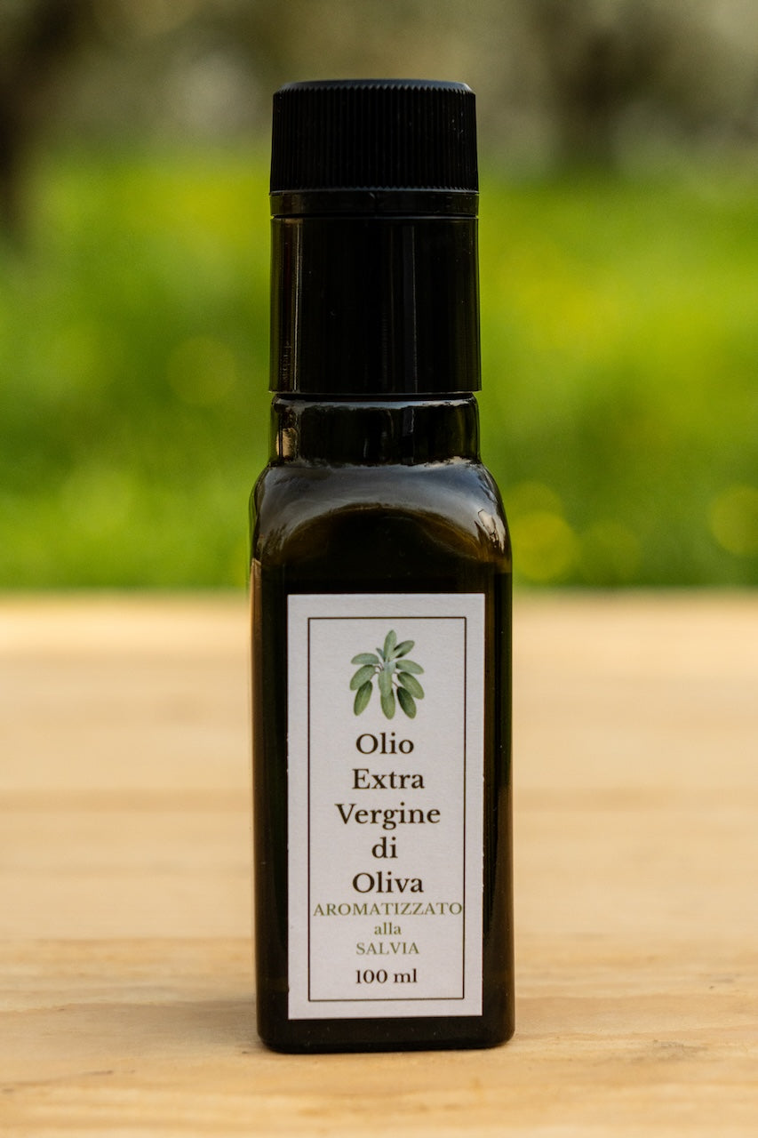 Olio Extra Vergine di Oliva Aromatizzato alla Salvia