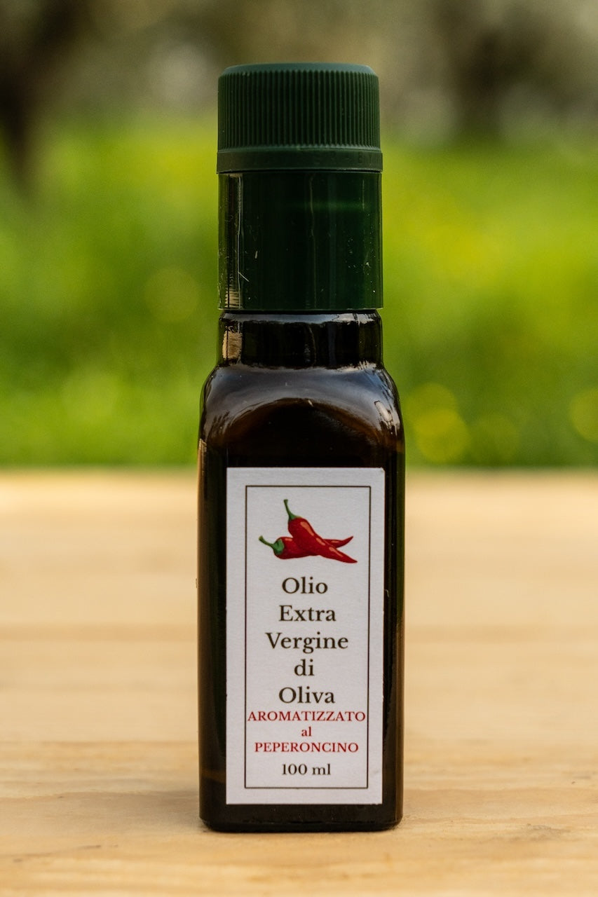 Olio Extra Vergine di Oliva Aromatizzato al Peperoncino