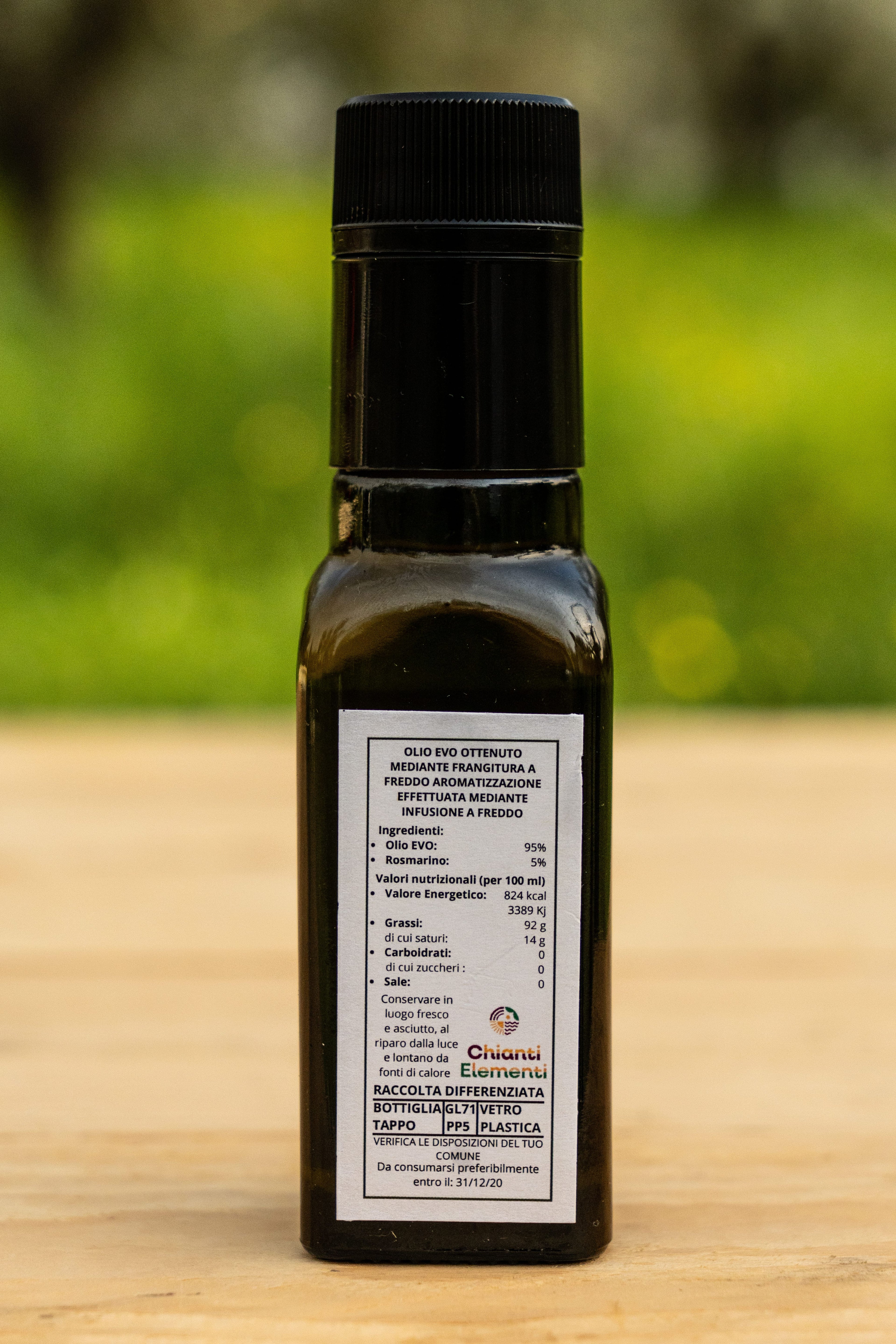 Olio Extravergine di Oliva Aromatizzato al Rosmarino